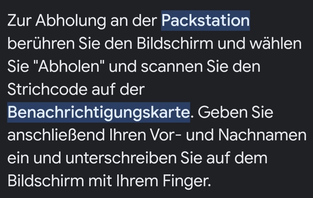 MearaF's tweet photo. @AlexandraBoisen Ja, aber abholen kann man auch mit der Karte. Ich habs extra nochmal nachgesehen 🙂 https://t.co/4SxGeCPAzq