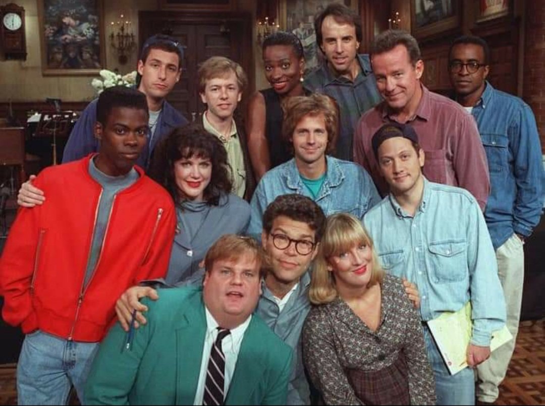 Saturday Night Live in the 90s. 

The talent on the show during this time frame was insane. 

#snl #saturdaynightlive #tv #tvshow #comedy #cinemaloco #danacarvey #adamsandler #chrisfarley #chrisrock #PhilHartman #davidspade #RobSchneider #AlFranken #kevinnealon #TimMeadows