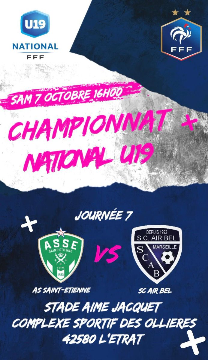 ArhounHicham's tweet photo. J7 U19 Nationaux ! Déplacement à l’@ASSEofficiel ⚽️🔥 https://t.co/qaMwyjIjaE