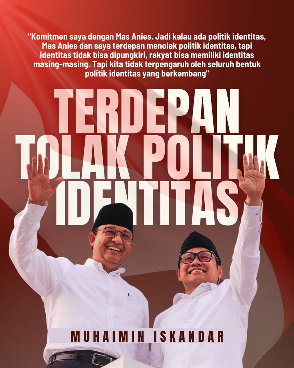 samunime's tweet photo. AMIN pasangan ideal untuk demokrasi di Indonesia
#AMINJagaKesetaraan
#AniesMuhaimin2024
@cakimiNOW
@DPP_PKB
Jaga Demokrasi untuk Indonesia jaya https://t.co/RWCIGerhoO