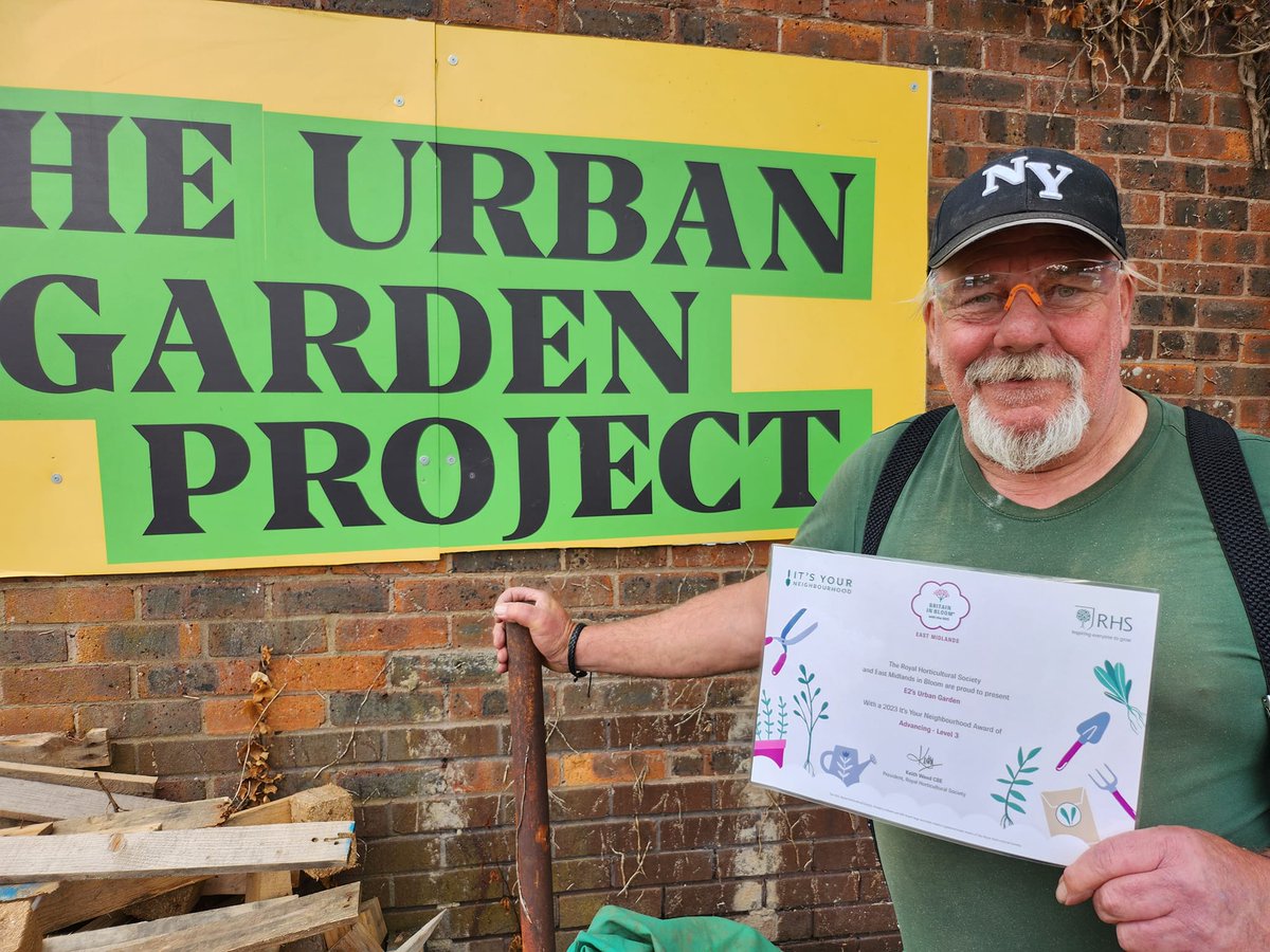 We're very happy to announce we've been awarded 'Advancing Level 3' for our Urban Garden by Britain in bloom RHS - Royal Horticultural Society thanks to our partners, sponsors, funders, volunteers and especially Craig Ward our Project Manager!