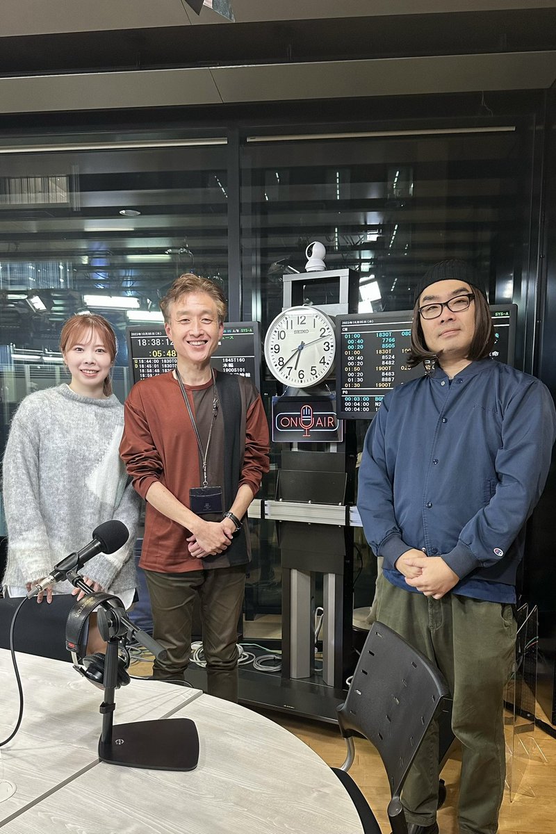 オンエアお聴きくださった皆様、木村さんどうもありがとうございました♬
お聴き逃しの方はradikoで是非っ📻✨

Sunset Express MOVE エフエム石川 2023/10/5(木) 16:30-19:00 radiko.jp/share/?t=20231… #radiko #石川県 #人気パーソナリティ