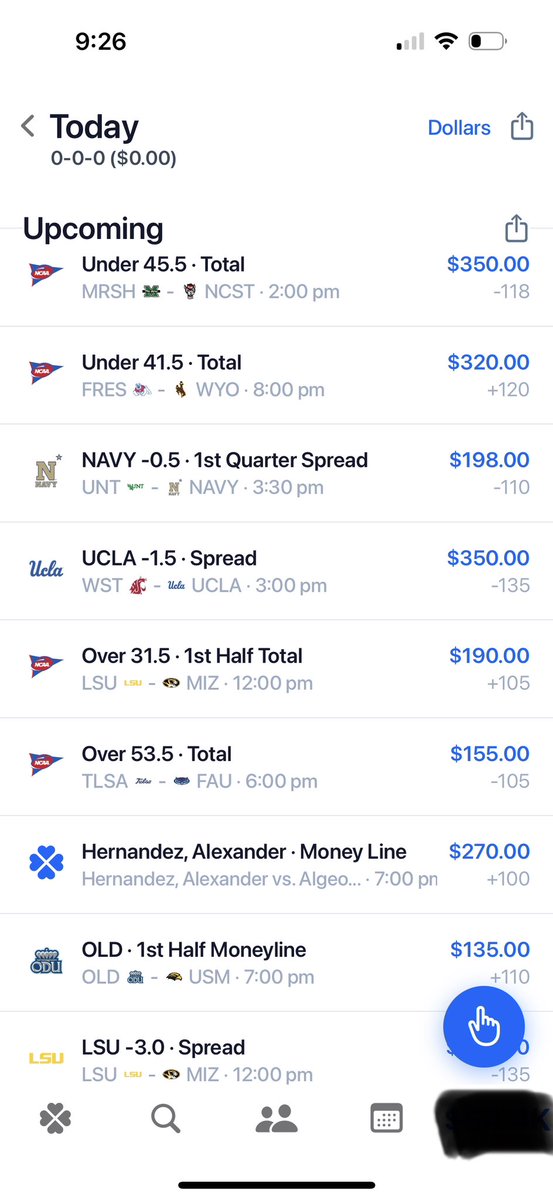 MWJBets's tweet image. Congrats @graceelizxo!
10% of Today's winnings or $100- whatever's higher
GL GL
#GamblingTwitter #GamblingX