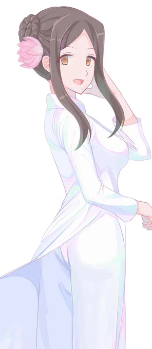 skebありがとうございました。ファム・ティ・ランさん描きました 