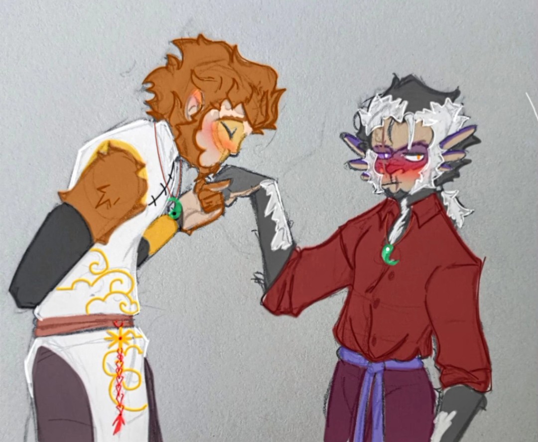 Eyes_005's tweet photo. The monkey king may sometimes be an idiot, but he is one who apparently has some feelings for his ex-husband.#MonkeyKing #Journeytothewet #JTTW #Sixearedmacaque #Lightplums #LiuerMihou #draw #october https://t.co/SkNDfhvJLL