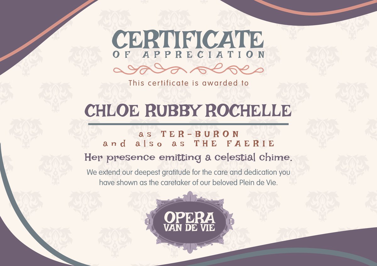 operavandevie's tweet photo. ㅤ
In humble homage, we offer our thanks to Chloe (@eolhcby), whose presence, like celestial chimes, ranks amongst the stars.
ㅤ https://t.co/QS3yJ5mMh2