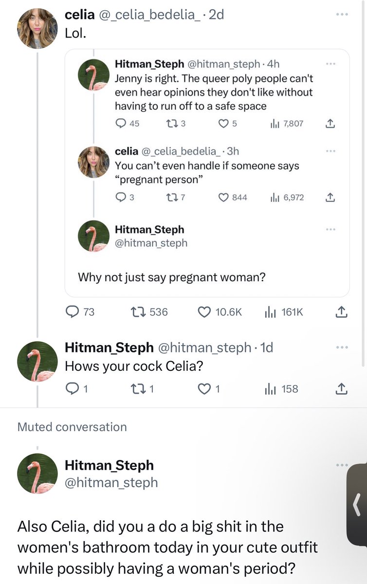 _celia_bedelia_'s tweet photo. Something is seriously wrong with them. Just absolute freaks of humanity. Imagine talking to anyone this way. https://t.co/kwilELOLWm