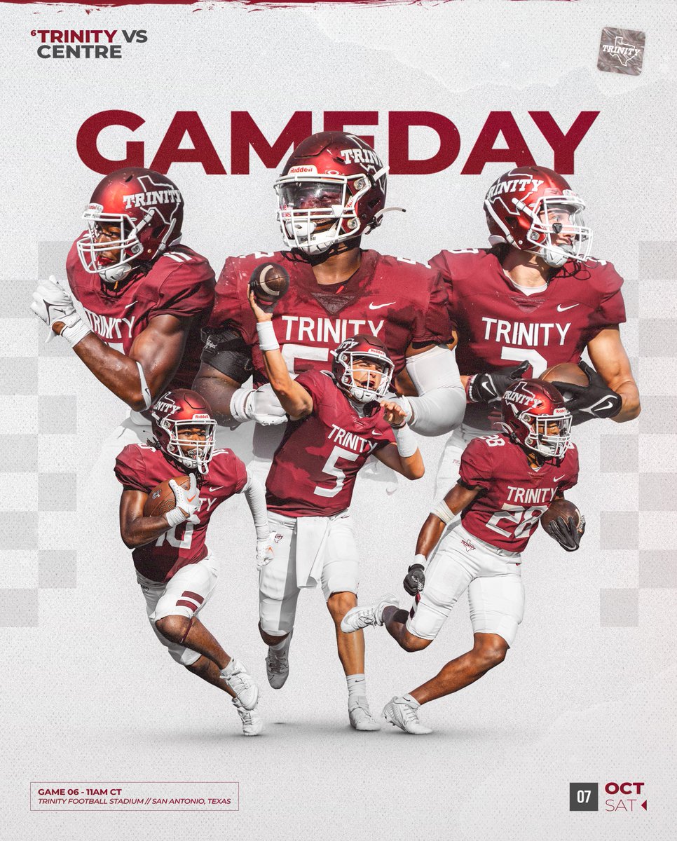 Trinity University Football (@tufootballtx) on Twitter photo Game-Day in SA!!!
Welcome Family Weekend visitors! 
#BTS #PTC #TFM Game-Day in SA!!!
Welcome Family Weekend visitors! 
#BTS #PTC #TFM