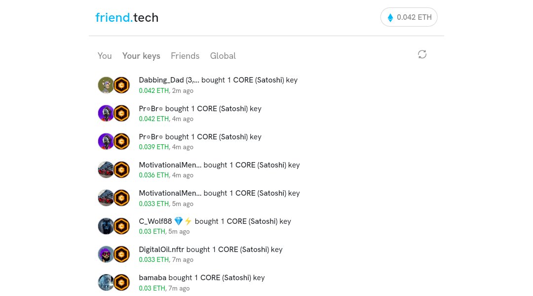 Core_002's tweet photo. What's your experience about Friend Tech.
#FriendTech 
How much you invest in friend tech.
#SocialFi https://t.co/cSj3E4SMm7