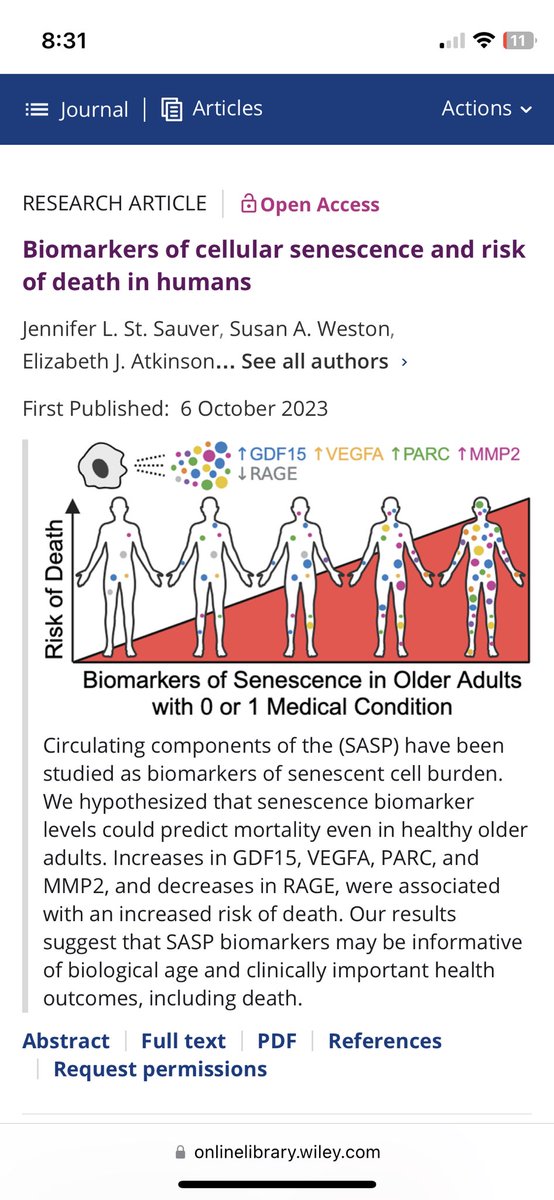 NKLeBRASSEUR's tweet photo. Great partnership with colleagues + unique resources ⁦@MayoClinic⁩ - #aging #senescence #longevity https://t.co/WilizPQTAN https://t.co/rnSUNOZ3y7