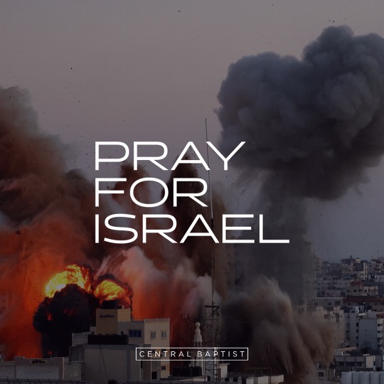 We are heartbroken to hear the news that Israel is under attack, senseless violence is resulting in the death of hundreds. Let’s take a moment as a church, as a community, as a city, and even as a nation, to lift up Israel in prayer.