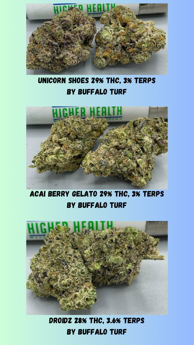 HigherHealthOK's tweet image. Buffalo Turf fresh delivery!  Only $7 per gram or $120 per ounce.  #buffaloturfgrowers #oklahomacannabis #terpenes #thc #cannabinoids