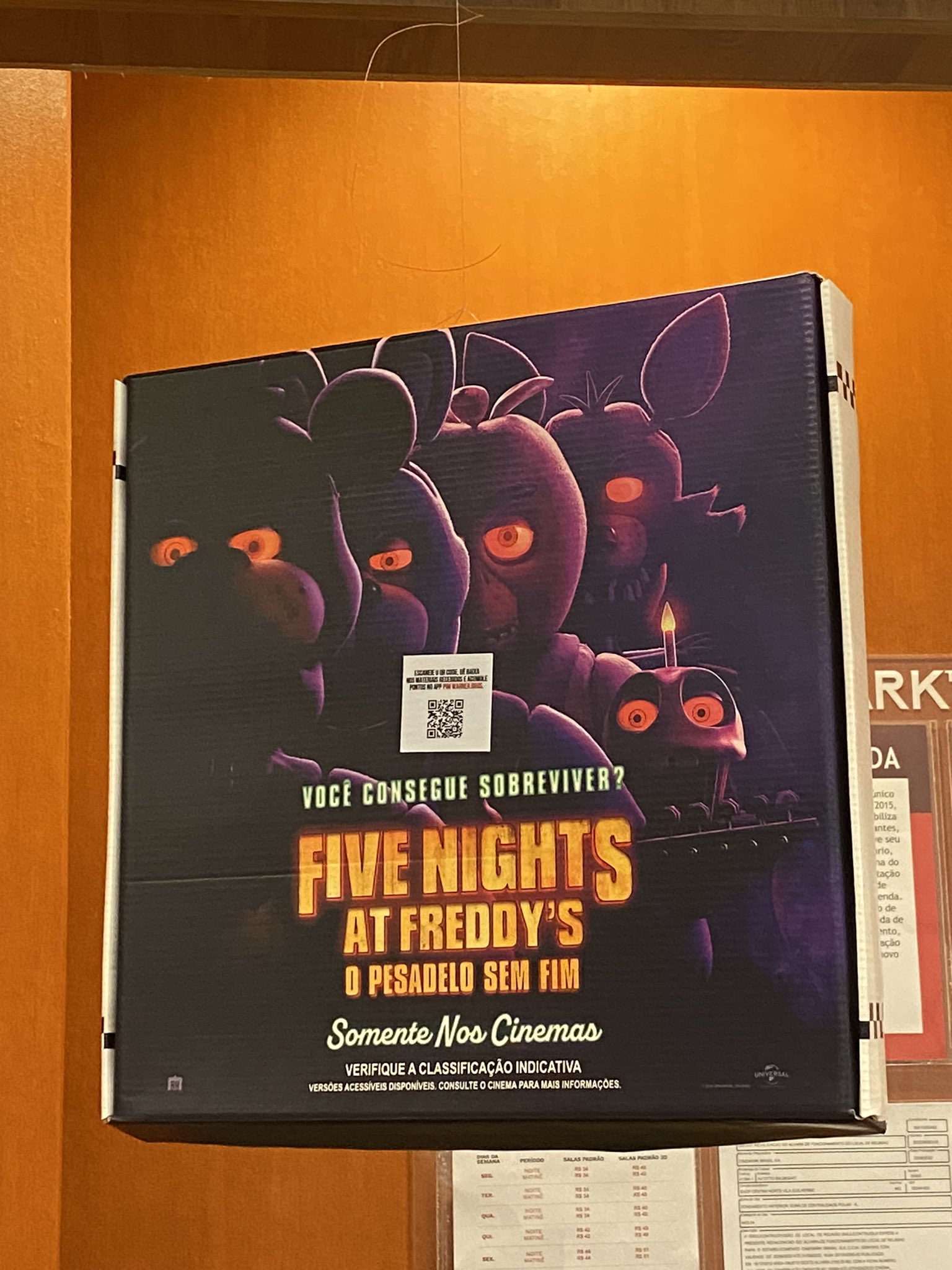 FNaF News Wire🎄🎅❄️ on X: The Pizza of Freddy's Will be also available on  Cinemark Brazil! #fnaf #fnafmovie / X