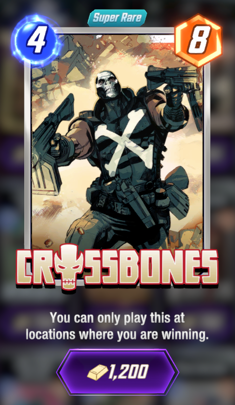 dddrewsky's tweet photo. 🛍️ Daily Offer for Variants! 🛍️
NEW JUGGERNAUT! Very cool but I'll wait to unlock haha. Crossbones is nice but rarely use him. Ronan is chill but def worth a wait. Mbaku is honorable mention 😄
What's in your shop?! Make us jealous! 👀
#MarvelSnap #variants #dailyoffer https://t.co/Ai2nyx7XEu