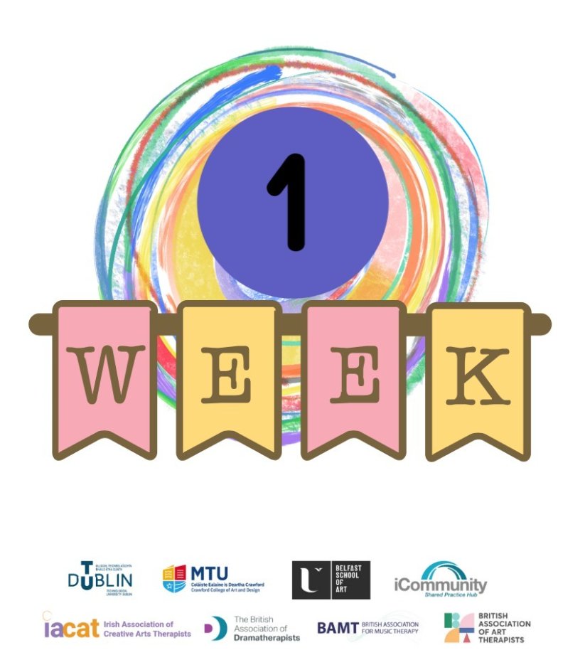 1 week to go till 'Frontiers' the all Island #CreativeArtsTherapy #Convocation. Get your tickets and don't miss out! Networking, Keynote speakers, workshops, research presentations, lunch and much more! @badthopen <a href="/musictherapyuk/">Music Therapy: BAMT</a> <a href="/baat_org/">British Association of Art Therapists (BAAT)</a> 
tickets- iacat.ie/events/
