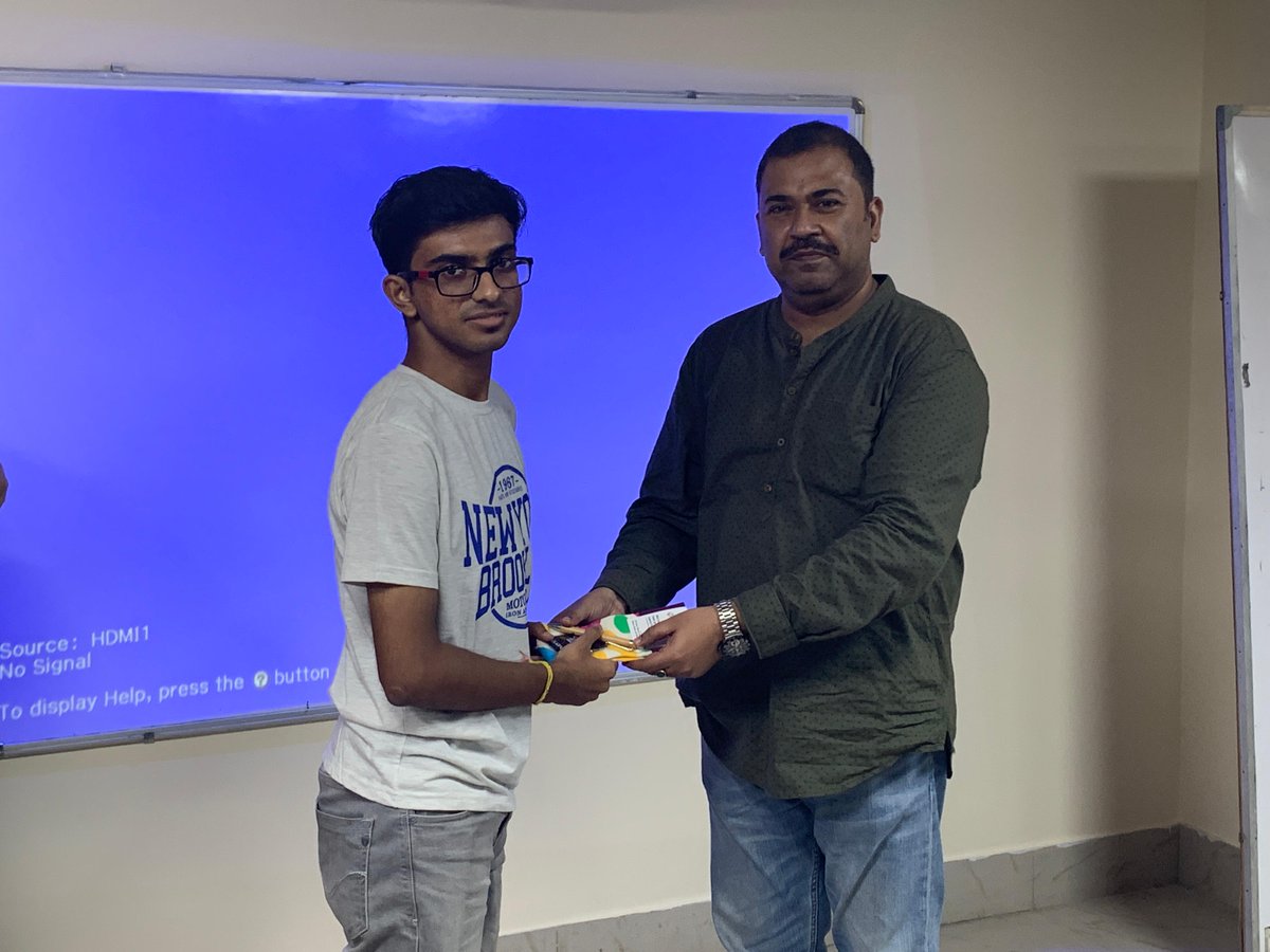 AWSUGKol's tweet photo. Congratulations to the Speakers &amp; Winners of the trivia contest at AWS AI/ML Community Day Kolkata! 

Thanks to webflow Meetup Kolkata &amp; Slack community Kolkata for their amazing collaboration. 

#AWSUGKol #AWS #Slack #Webflow #Kolkata @imsampro #AI @webflow @SlackHQ @AWSUGKol https://t.co/LyisCepzqB