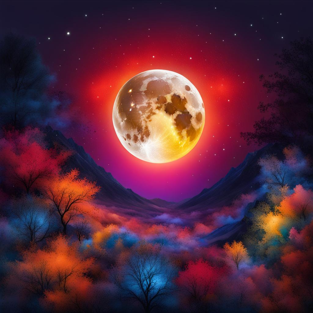 JulesXpressionM's tweet photo. A Vibrant Moonlight. https://t.co/MbjSJ6h47K