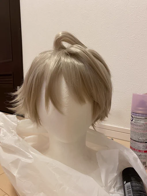 ちなみに髪も作り直しましたかぶるときにまた調整