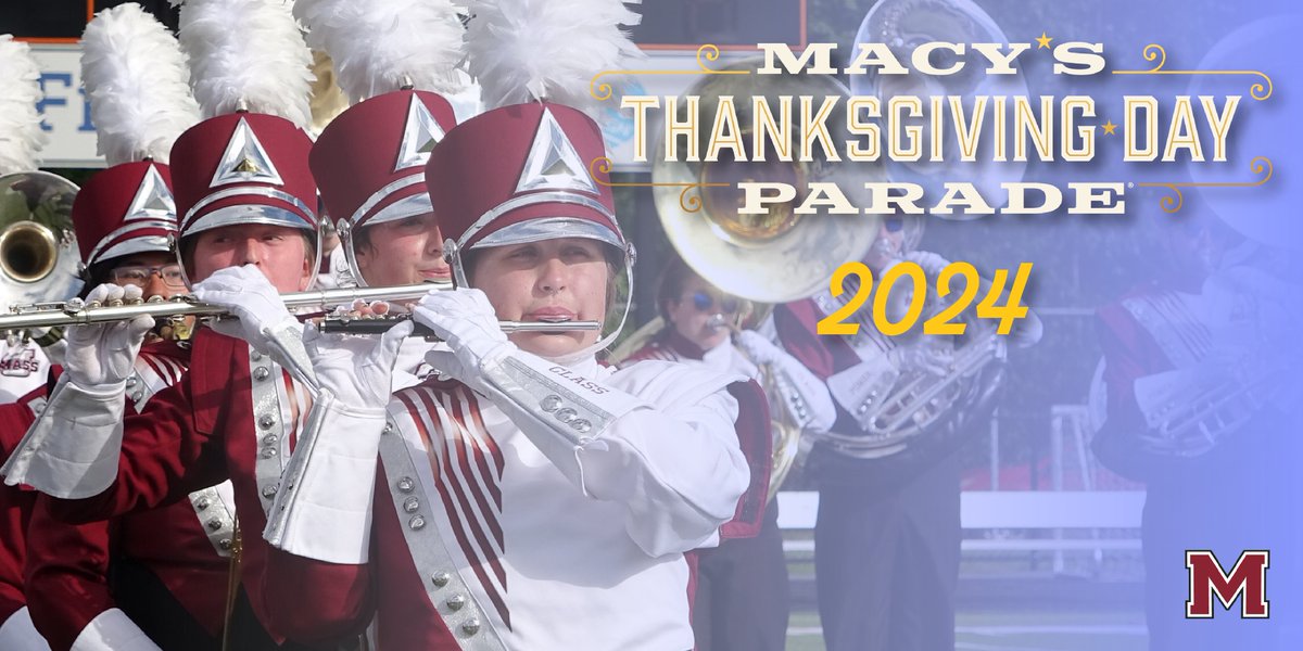 UMassAmherst's tweet image. See you in NYC! The @umassband will be headed to the Big Apple next year to march with @macys.

At today&apos;s @umassfootball game, it was announced that the band has been selected to perform in the 2024 Macy’s Thanksgiving Day Parade®.

#MacysParade #UMassAmherst #BeRevolutionary
