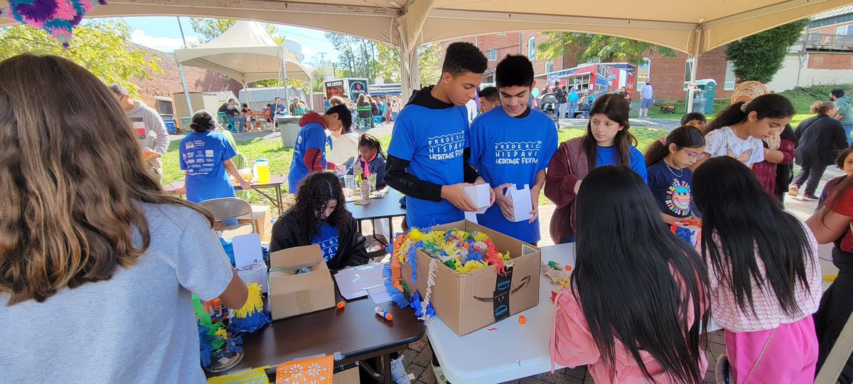 WHS Spanish club volunteering at the Frederick Hispanic Heritage Festival downtown 💃🏽🪅 
<a href="/GoffLugo/">Loyda Lugo-Goff</a>
