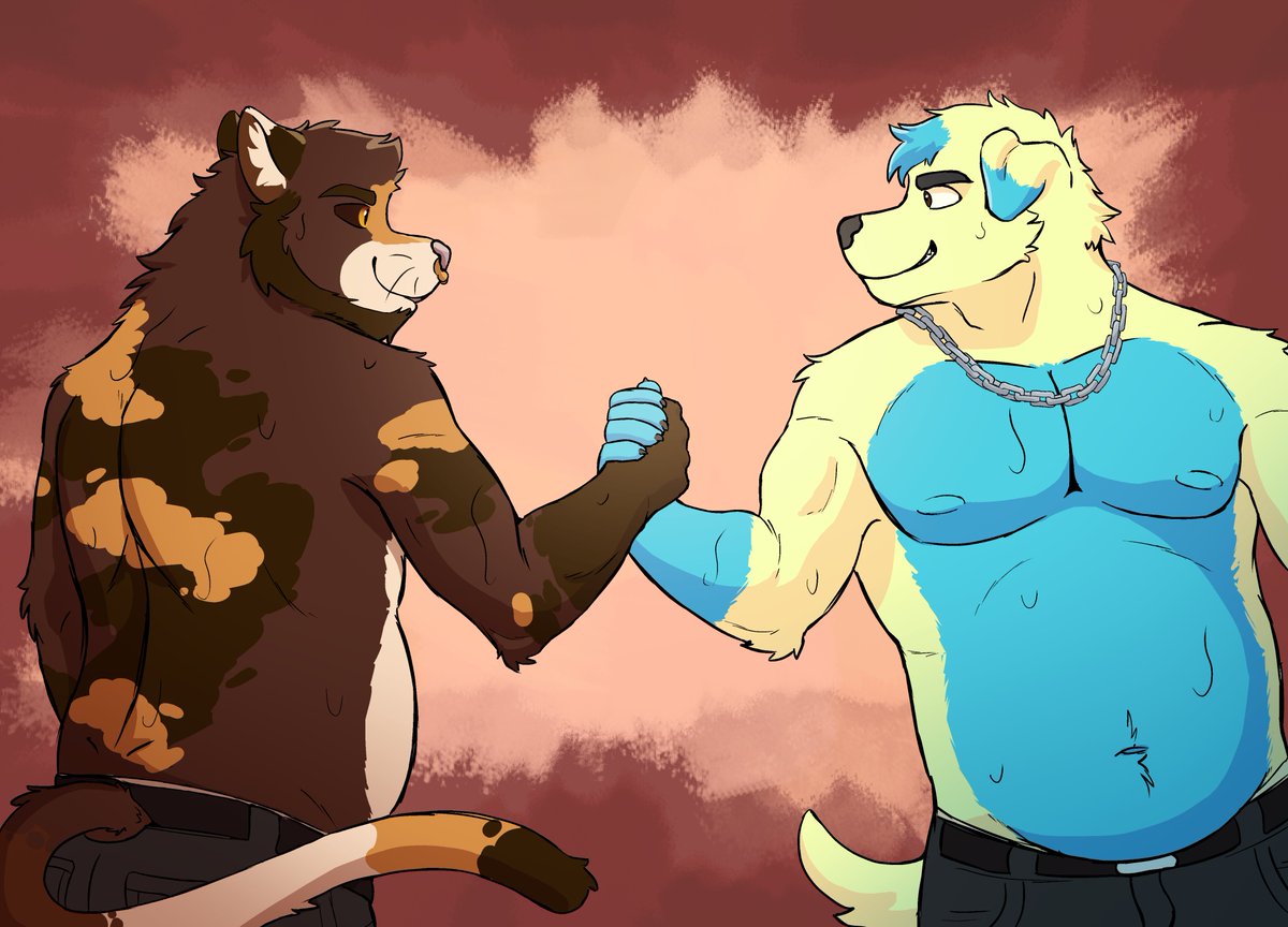 Trachito_'s tweet photo. Commission for ValMichim and his friend Pucky 💪 https://t.co/mvJehSqUPF