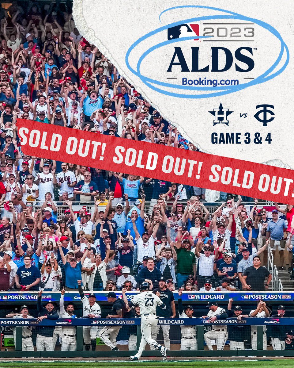 Twins's tweet photo. Consider the park PACKED!!! https://t.co/WWRcSO9iMN