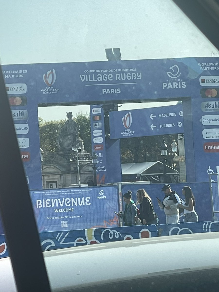 #placedelaconcorde #rugby #WorldCup2023 #paris #today