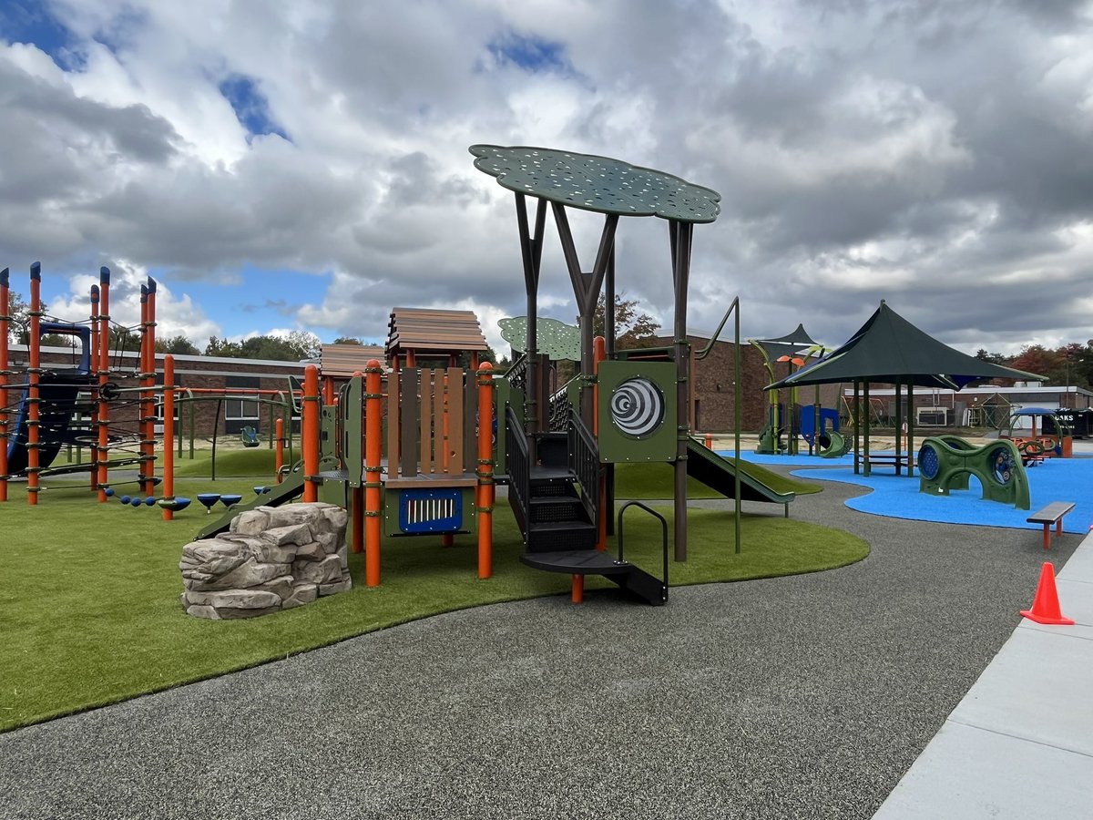 It’s another beautiful playground in OP!  <a href="/EllicottElem/">Ellicott Elementary</a>  has a fun one  ready to open next week! Can’t wait for the kids to get out here!  <a href="/OPSchools/">Orchard Park CSD</a>