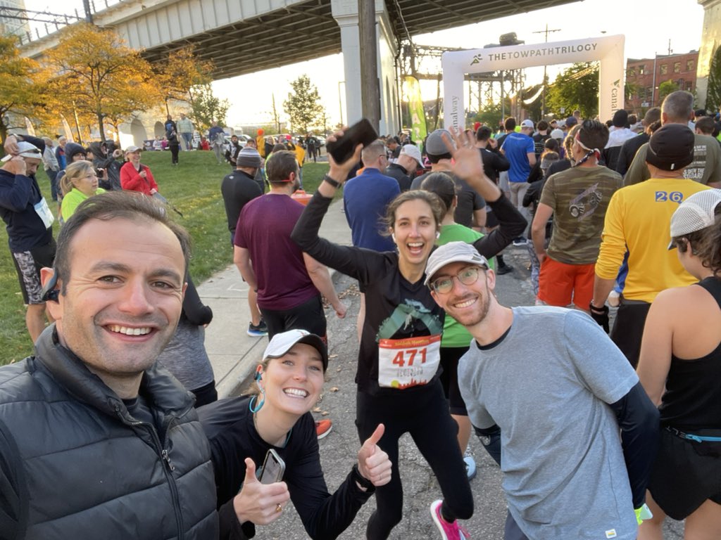 moeltemamy's tweet photo. The #GUKI squad at the Towpath half marathon. @mdewittfoy crushed it!💪🏼Missing my running buddy @bfrains.
@CleClinicUro @towpathmarathon https://t.co/UHuDgZiN0i
