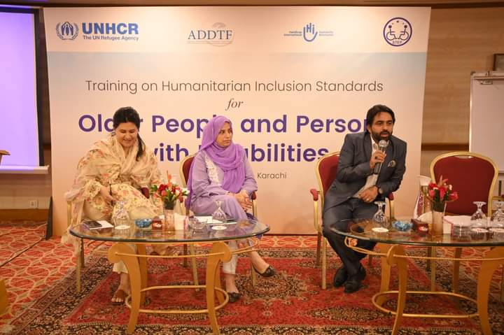 NARIPakistan's tweet photo. Training Workshop on "Humanitarian Inclusion Standards for Older People and Persons with Disabilities" organized by STEP for UNHCR Partners in Karachi. 

#HumanityandInclusion #UNHCRPakistan #NARFoundation #STEP #HELPAGE  #olderpeople https://t.co/D5wqiAJedI