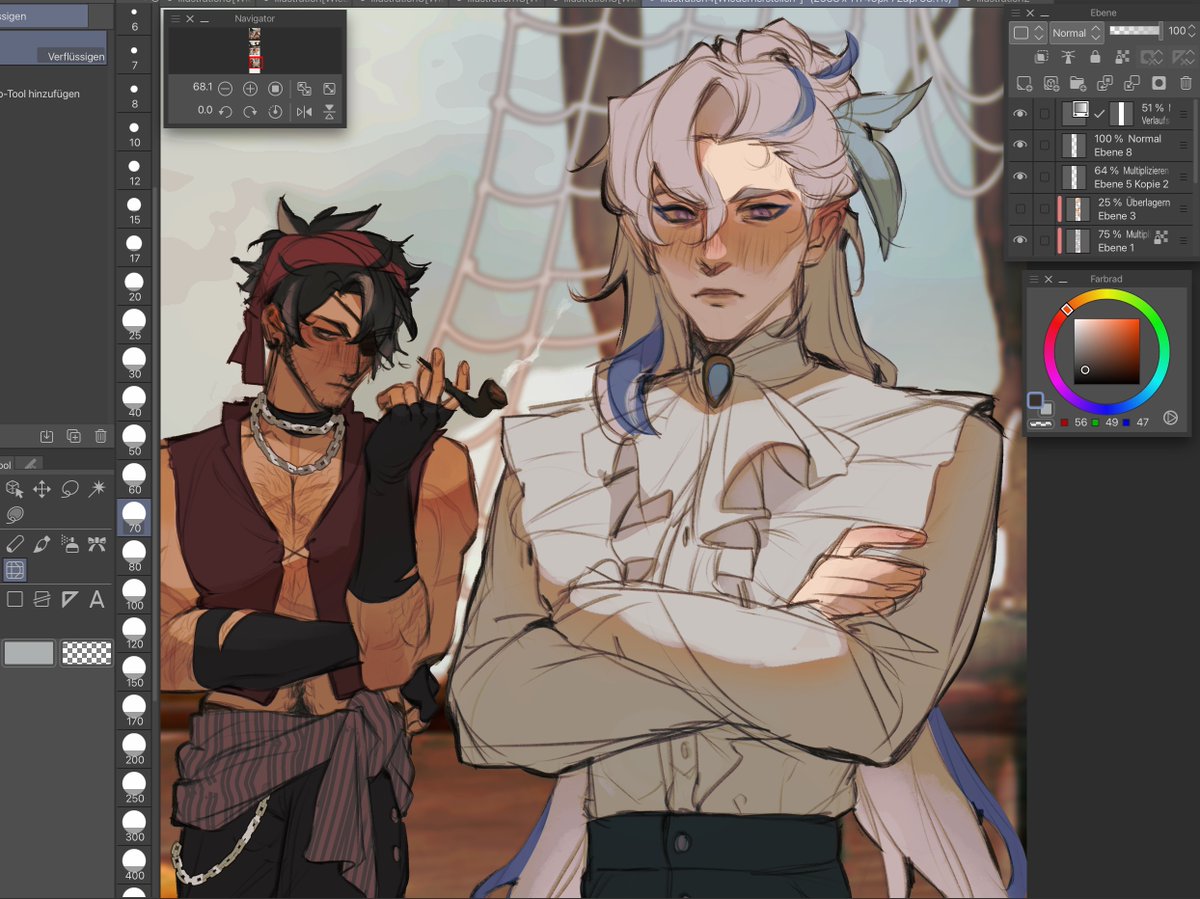 rizzley and neuvi for my AU 🚶‍♂️