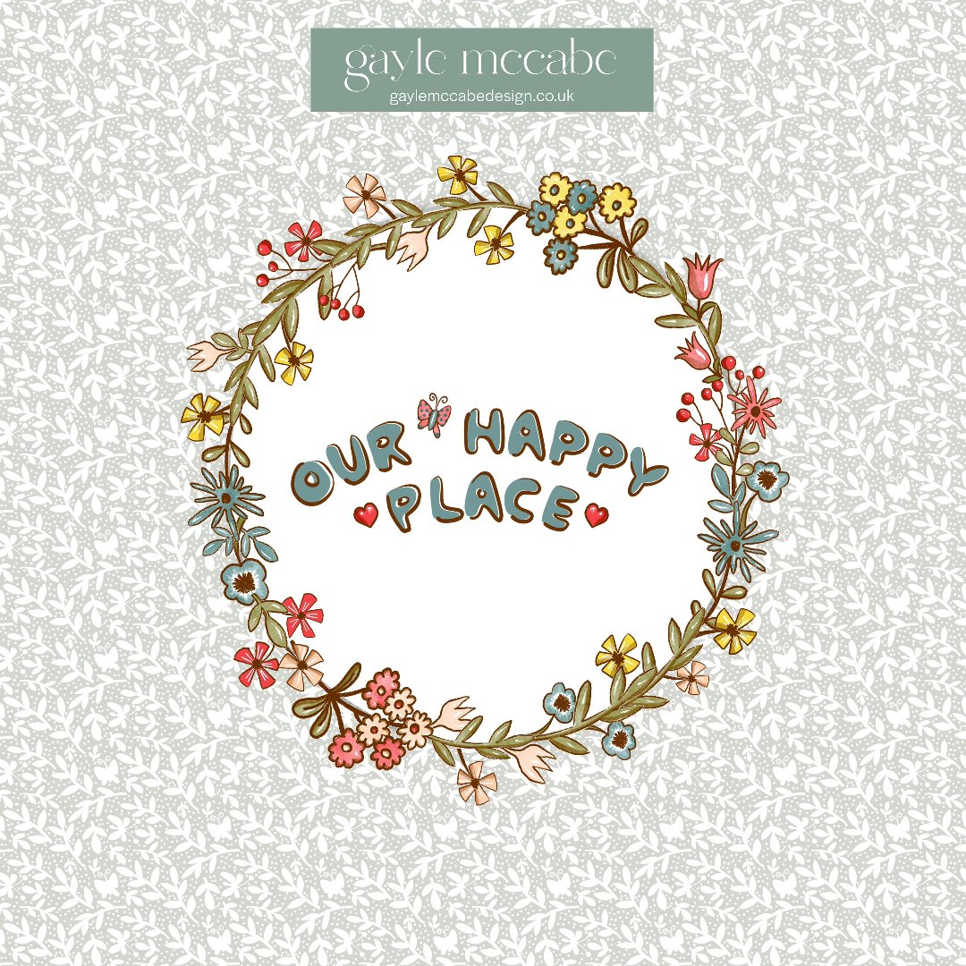 GMcCabeDesign's tweet photo. Another cute floral design from my newest collection. Our Happy Place cushion has a floral wreath with a subtle sage green background and ditsy white flowers. Perfect for your own happy place.

#floralwreath
#floralcushion
#ourhappyplace
#gaylemccabedesign
#ditsyflowers https://t.co/HoBYnqI07u
