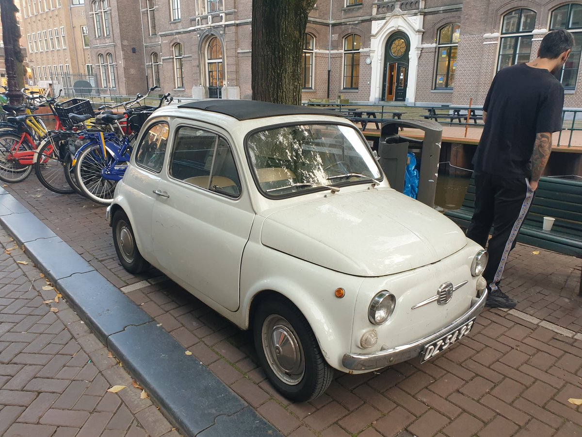 StangMechanic's tweet photo. Spotted in the wild in Amsterdam #cinquecento https://t.co/f0yTicVlhB