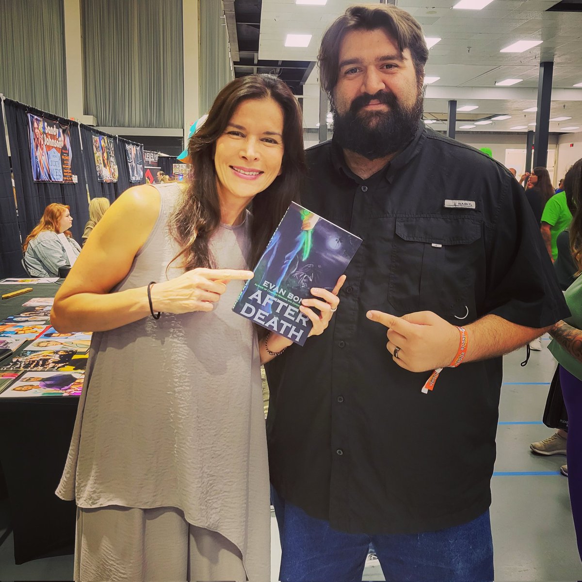 The Mummy was such an influence on my journey into writing and horror so it was such a an honor meeting the amazing <a href="/wayuuprincess/">Patricia Velasquez</a> Anck Su Namun herself! And giving her a copy of my book After Death was just incredible. A highlight of my weekend for sure!