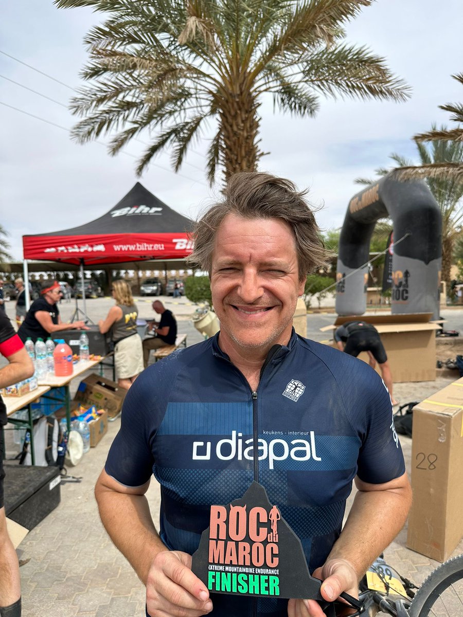BinkMarino's tweet image. Roc du Maroc finisher, so happy for you Lieven #diapal #soigneursvélo #binksbase