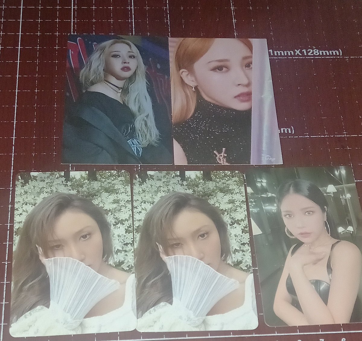 radishph's tweet photo. UPDATED 
WHEEIN PC- 200-300
SOLAR- 150 
HWASA-150
BYUL-150 https://t.co/b6KFSssSUF