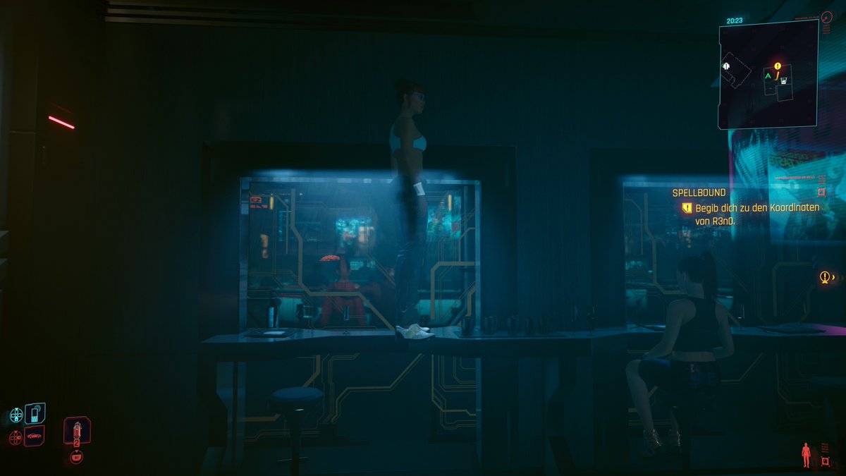 Duziii_'s tweet photo. Ehm, Miss? Bitte runter vom Tisch, wir sind hier nicht auf dem Oktoberfest

#PS5Share, #Cyberpunk2077 https://t.co/J2eaGbRdqU