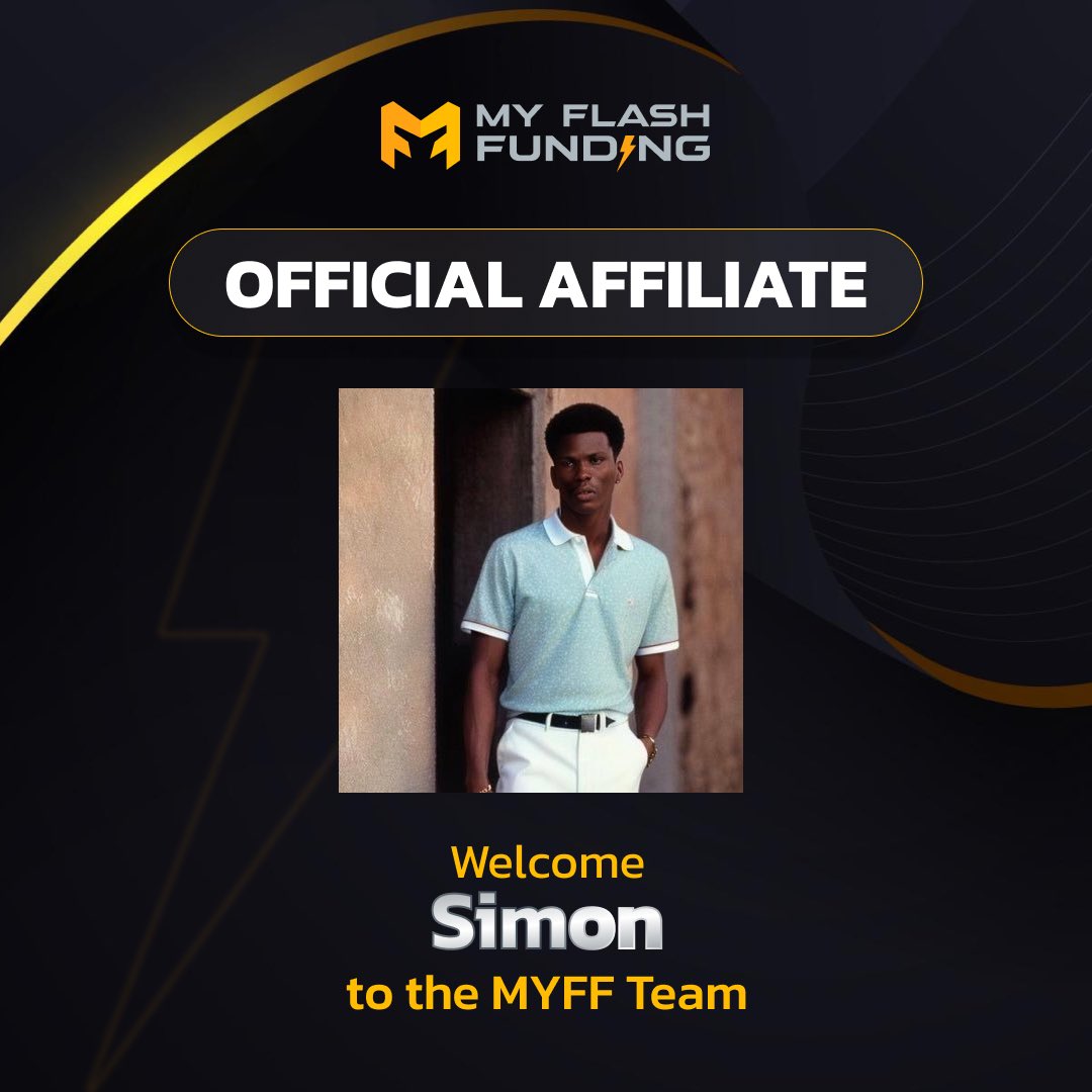 SimonJunias32's tweet photo. I'm now officially partnered with MyFlashFunding! ⚡️    

To celebrate this we will run a 2 x $10k Giveaway!    

1. Follow @SimonJunias32 | @myflashfunding | @blakemyff |@Tforex__ | @midrizzy1 

2. Like and retweet    

3. Tag 4 traders  (Not influencers)

72h ⚡️ https://t.co/jlNZl5x3pI