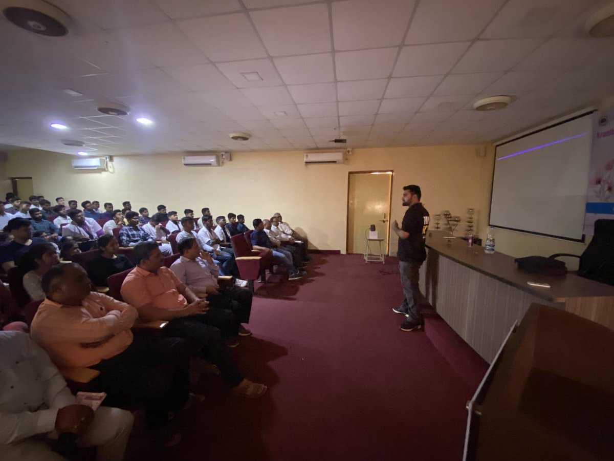 Dr chetan vanjari (@drchetanvanjari) on Twitter photo Delivering a lecture to your own alma mater is quite a heartwarming moment.
On the occasion of wildlife week, KNP College of Veterinary Science approached the <a href="/resqct/">RESQ Charitable Trust</a> team to deliver a session regarding, "Introduction to wildlife rescue and the role of veterinarians in it". Delivering a lecture to your own alma mater is quite a heartwarming moment.
On the occasion of wildlife week, KNP College of Veterinary Science approached the <a href="/resqct/">RESQ Charitable Trust</a> team to deliver a session regarding, "Introduction to wildlife rescue and the role of veterinarians in it".