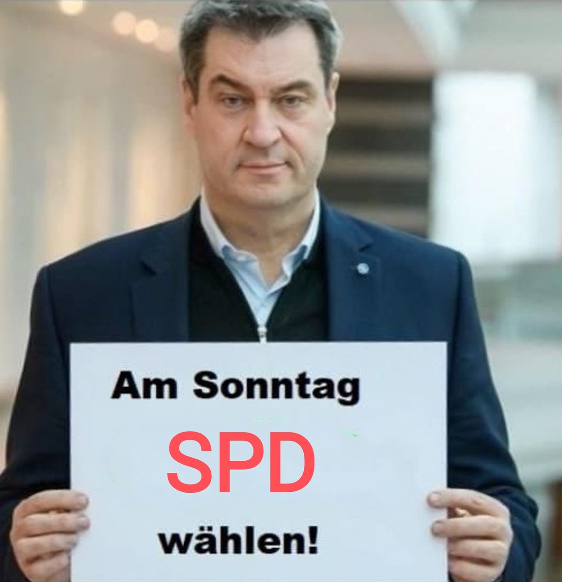 Söder sagt den Menschen in #Bayern was sie Morgen tun sollen 😉 #ltwby #ltwBayern