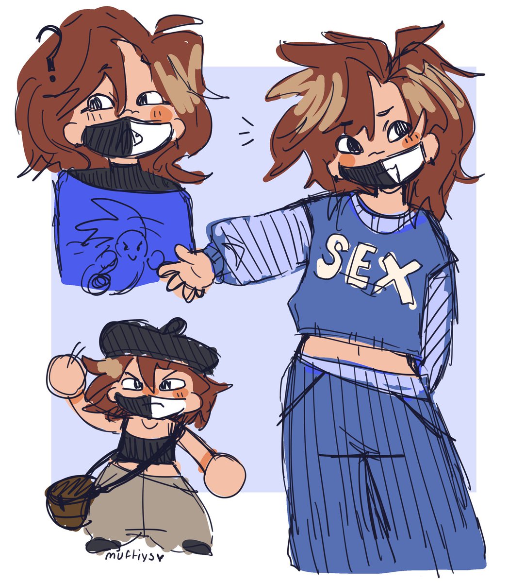 part one of outfits that ranboo, unfortunately, would wear

#ranboofanart rts appreciated<3