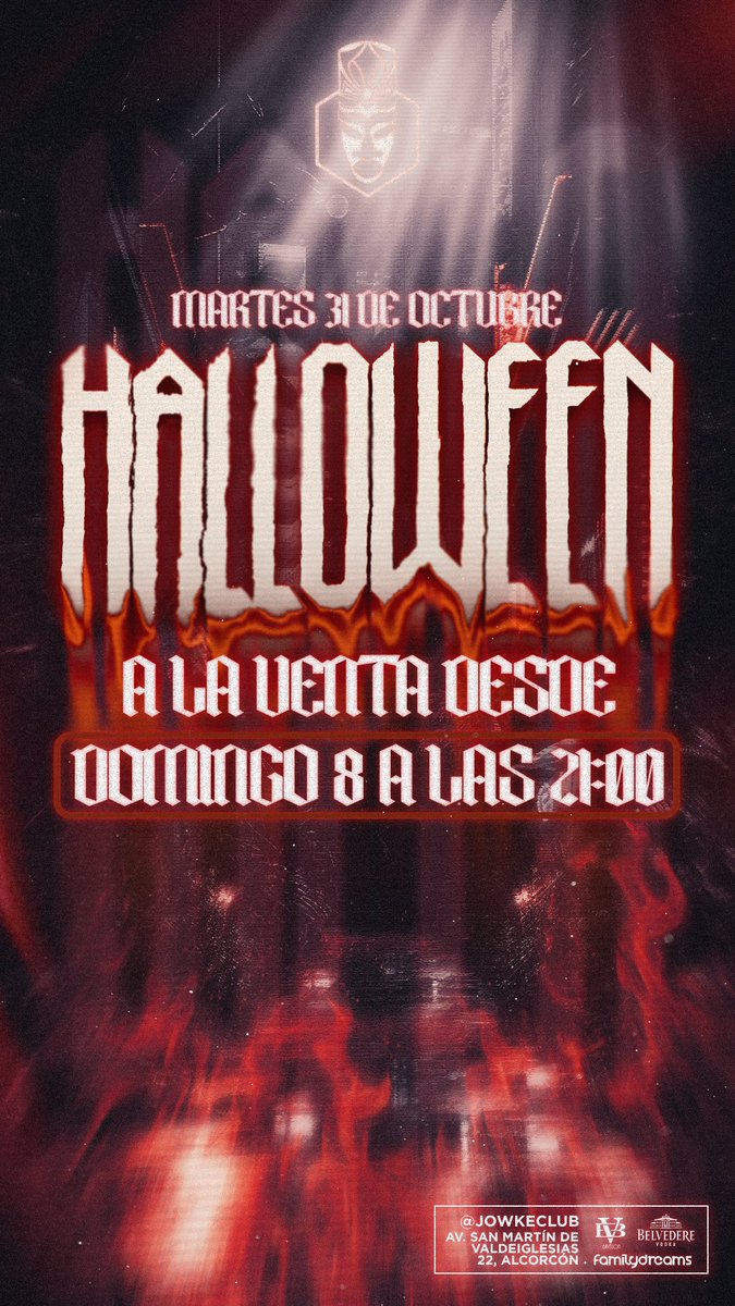 A LA VENTA DESDE MAÑANA DOMINGO A LAS 21:00 👻👻👻