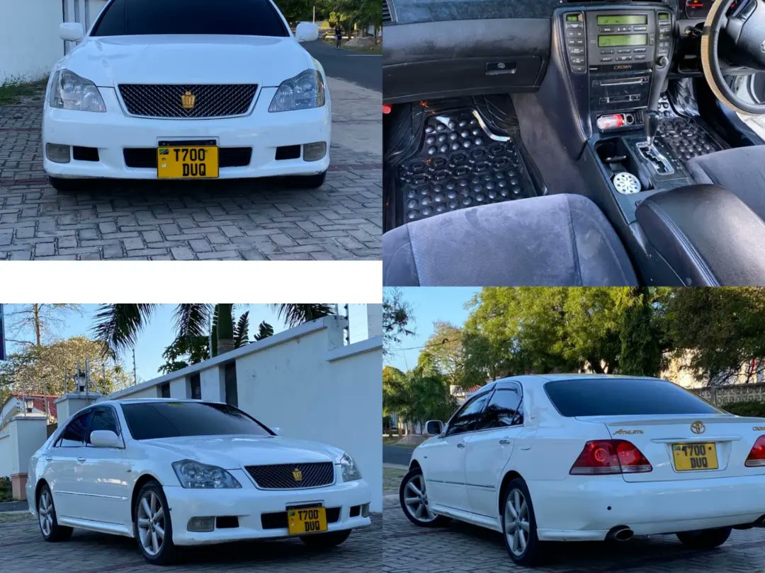 ArikasBroker's tweet image. *CROWN  ATHLETE 👑 #DUQ*

   Engine 4GR
   CC    2490
   Year 2005
_winkle mirror
_leather seat

*Price Tsh 12.8 Million*

☎️0718000160
☎️0623318365

*KAMA UNAUZA GARI YAKO NITUMIE*