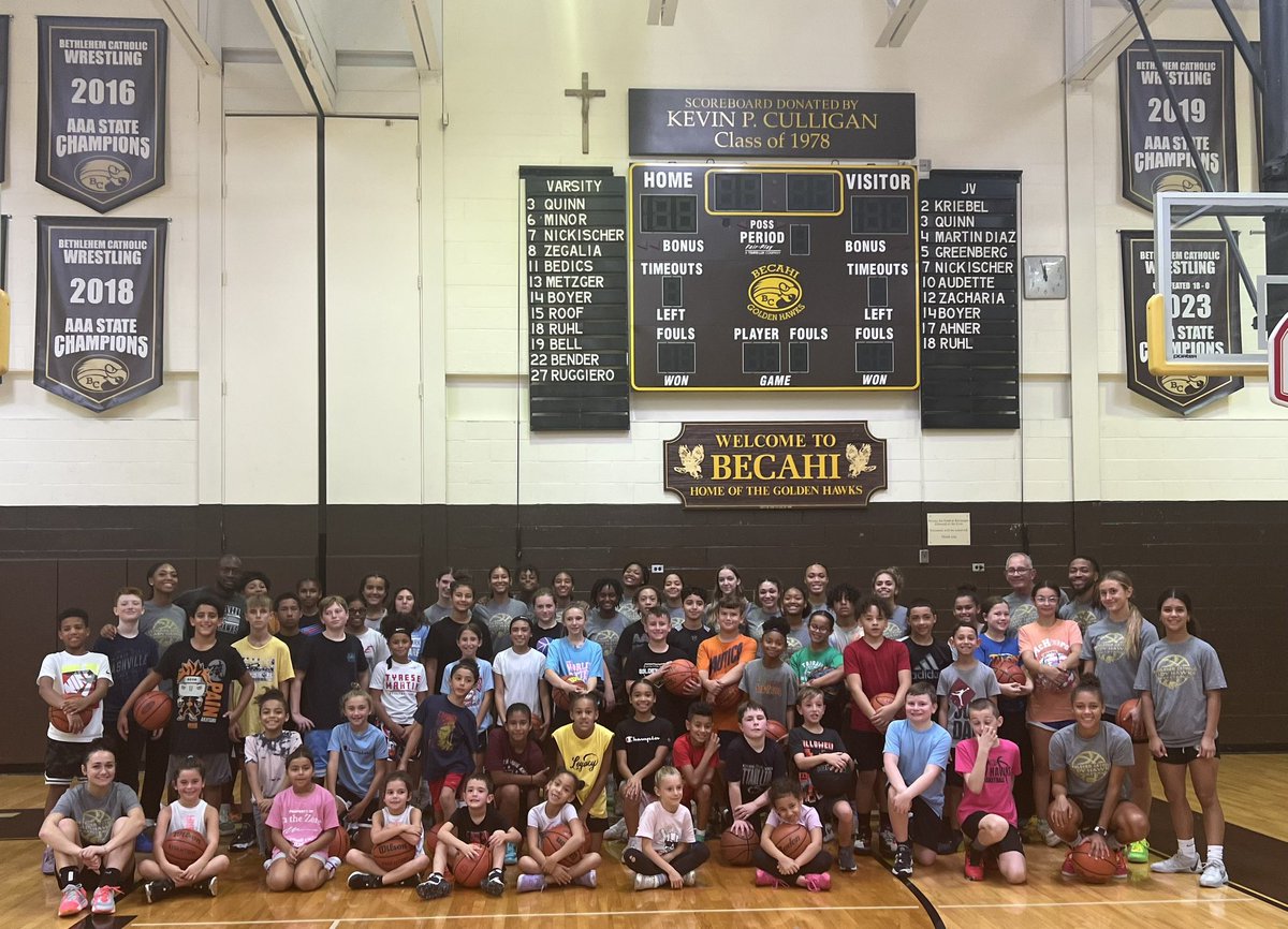 BecahiGBB's tweet photo. Thank you to the players and parents from our partner schools and community who came out to support our Fall Clinic! This group worked hard this morning! π₯ππ @Becahi_Hawks #becahi #together #hardwork https://t.co/NQIx6WHG9R
