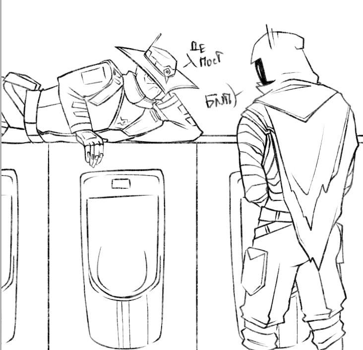 I don't know why, but this makes me so funny

#VALORANT #cypher #omen #fanart #VALORANTfanart #ValorantArt #cyphmen
