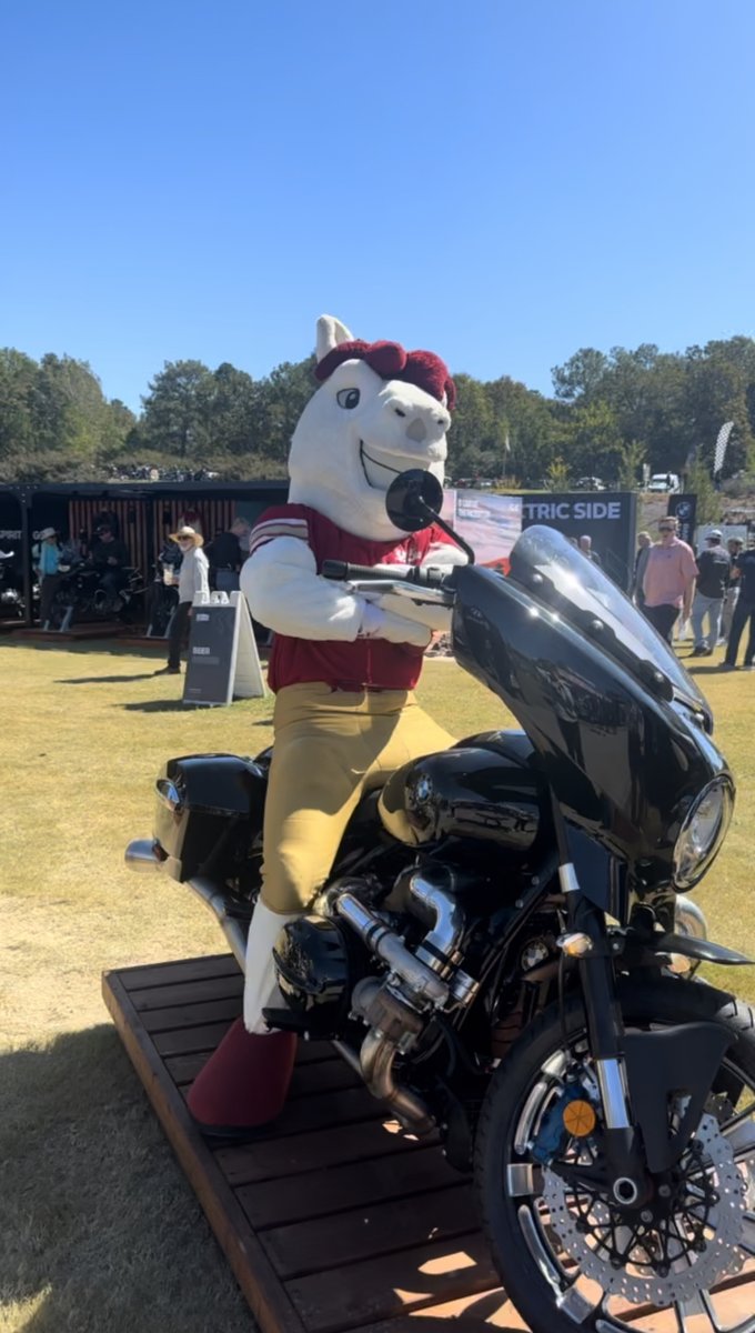 UFLStallions's tweet photo. Stanley's takin' a ride at @BarberMotorPark! 

Come see us in the #BVF23 Fan Zone for giveaways &amp; more! ... @WYarbary might even get on the (mini) mic 🎤😏 https://t.co/GQUqhi7zN6