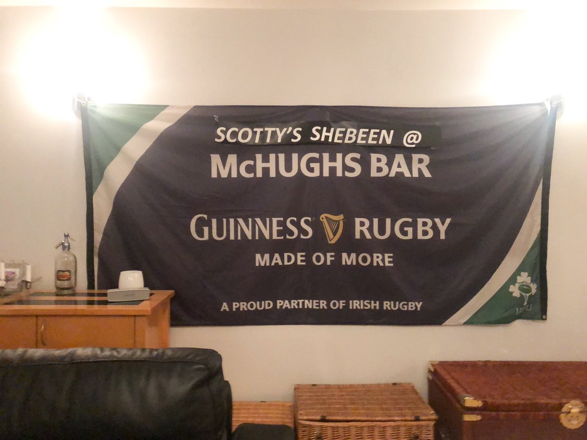 Good Luck Ireland - c’mon lads let’s nail this….! All set here… #IREvSCO #RWC2023