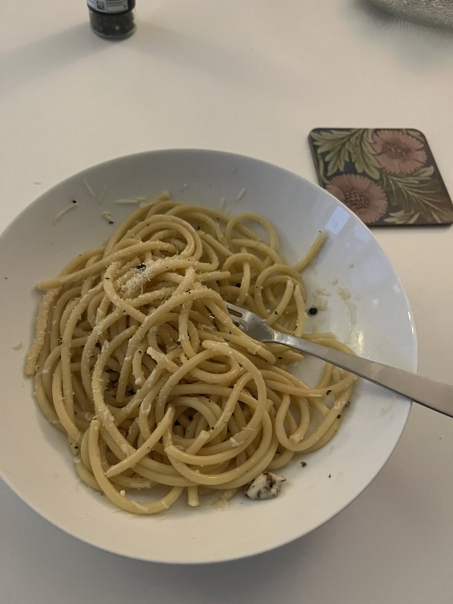 My quest for the perfect cacio e pepe continues,but nearly there