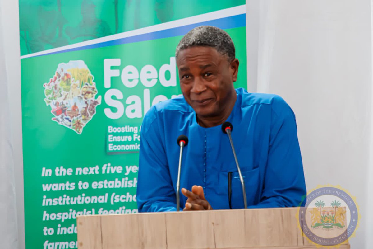 At yesterday’s press briefing in State House, I called on the media fraternity to own and popularize His Excellency’s <a href="/PresidentBio/">Barram</a> No. 1 priority “Feed Salone. The announcement of 10% budget allocation to be pursued in the spirit of “Maputo”, is a welcome development