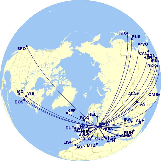 aaveno1's tweet photo. SIMPLY AMAZING. These are the routes LOT plans to launch in the coming years 🇵🇱

Some of the most interesting: 

· Warsaw to Montreal (YUL) 🇨🇦
· Warsaw to Tehran (IKA) 🇮🇷
· Warsaw to Hanoi (HAN) 🇻🇳
· Warsaw to Busan (PUS) 🇰🇷

Where do you want to see LOT flying? ✈️
#LOT #Warsaw https://t.co/jDqBwbD9wo